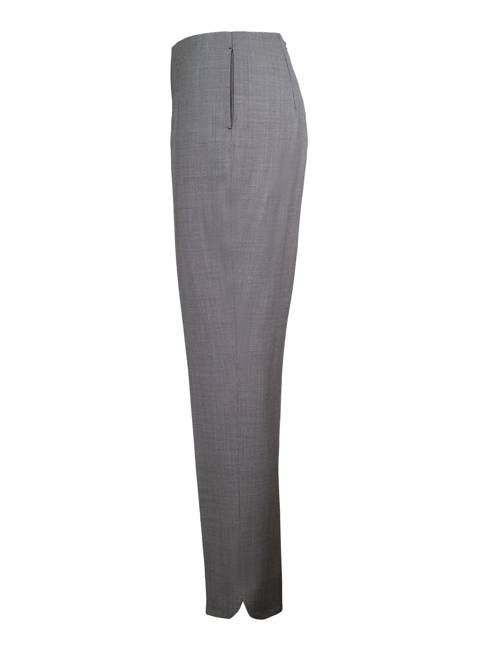 Micro Geometric Fine Wool Pants