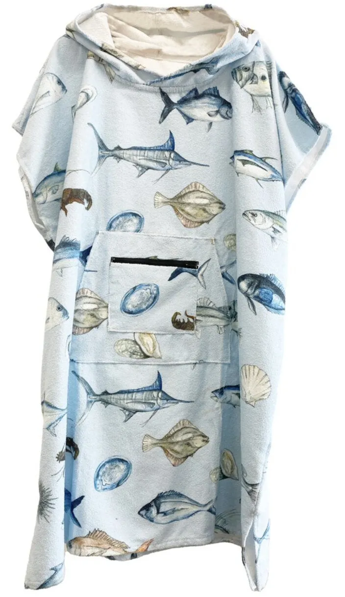 Moana Rd Little Kids Towel Hoodie - NZ Fishing Club