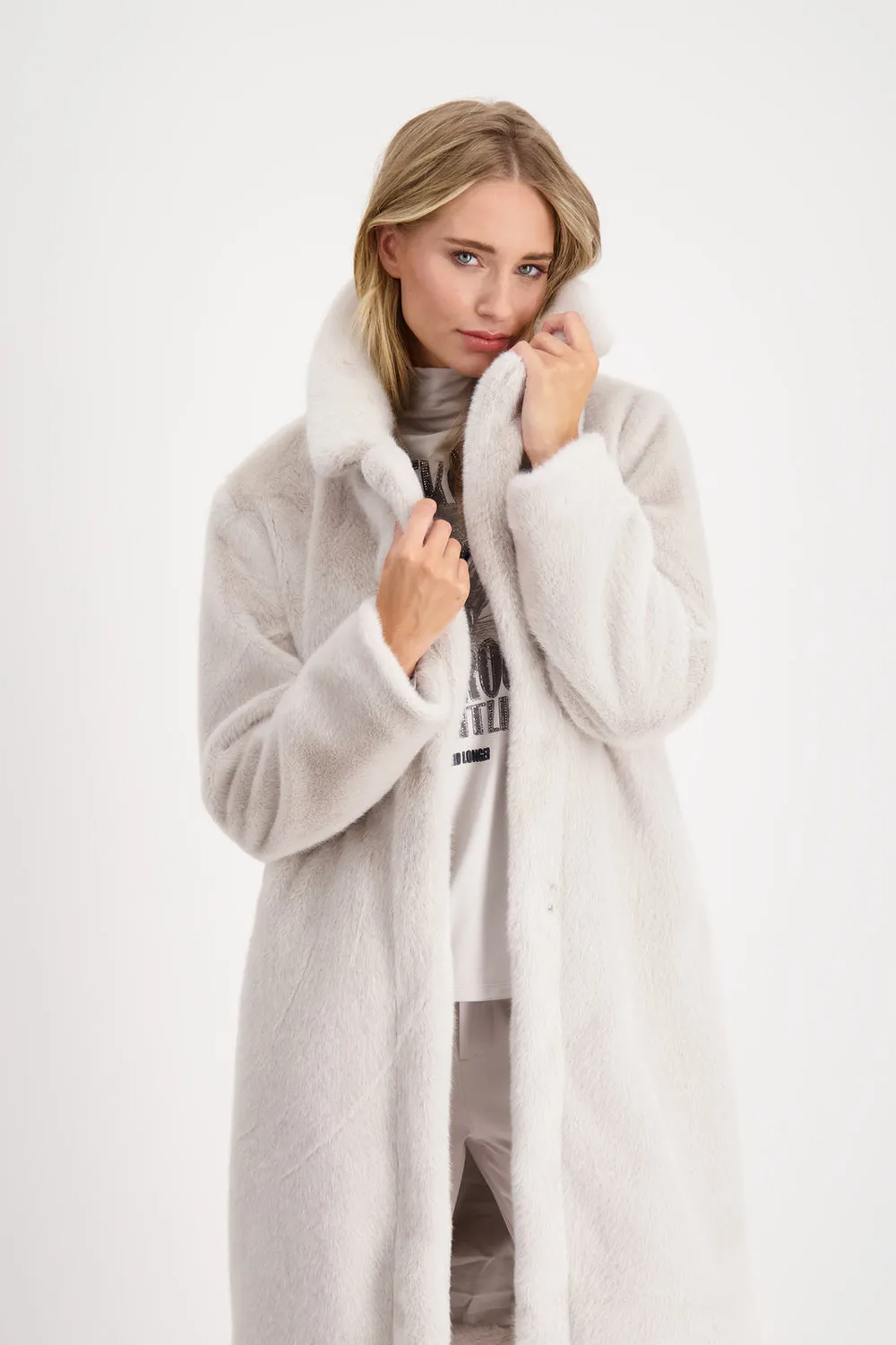 Monari Faux Fur Coat 807336