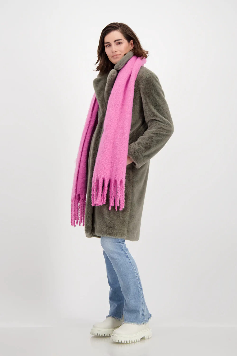 Monari Faux Fur Coat 807336