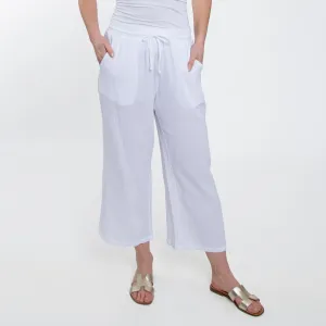 Monroe Gauze Wide Leg Cropped Pants
