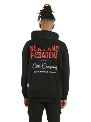 Nena And Pasadena - NXP Encryption Relaxed Hooded Sweater - Jet Black