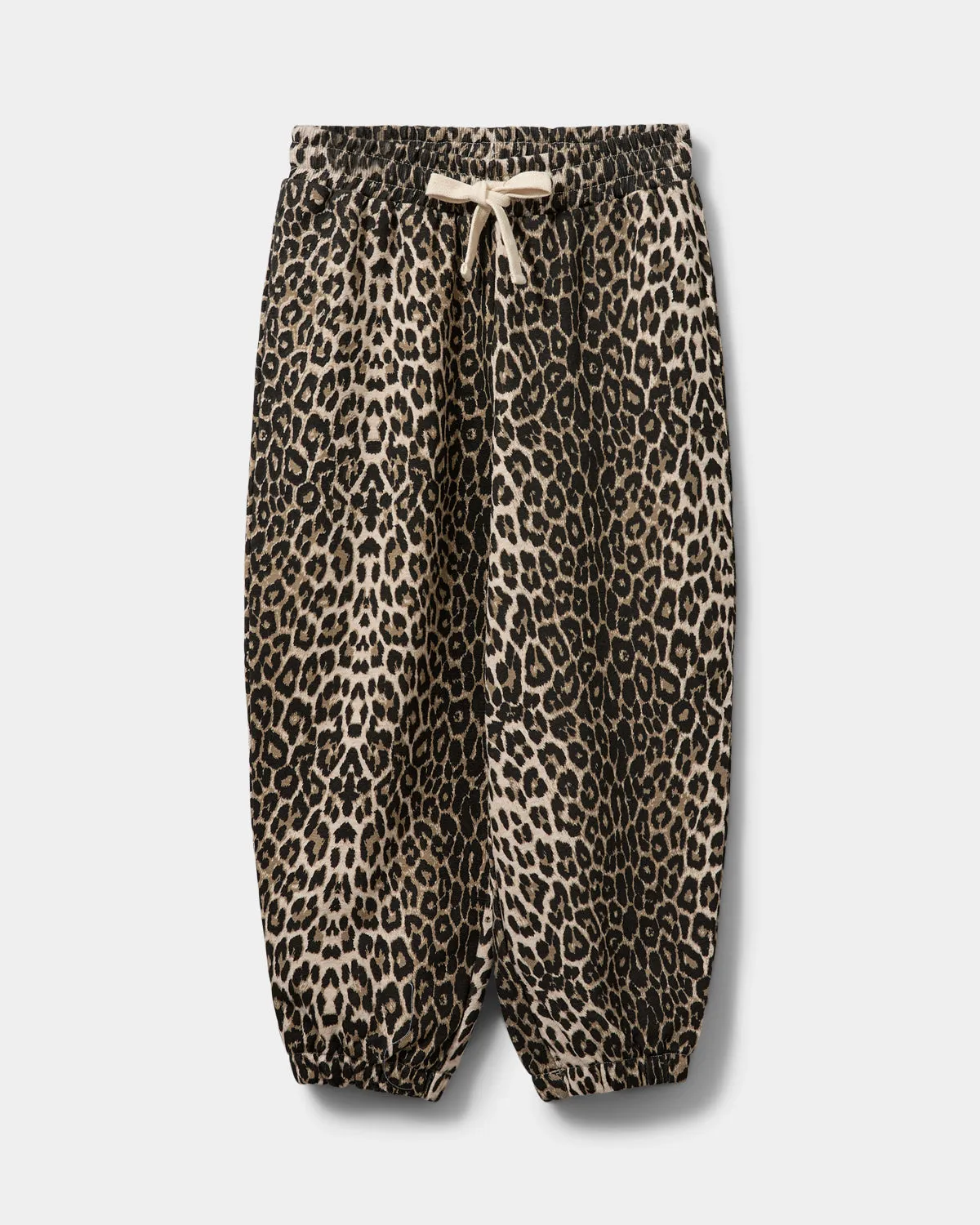NESTUSSK SWEATPANTS - Light brown leopard