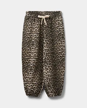 NESTUSSK SWEATPANTS - Light brown leopard