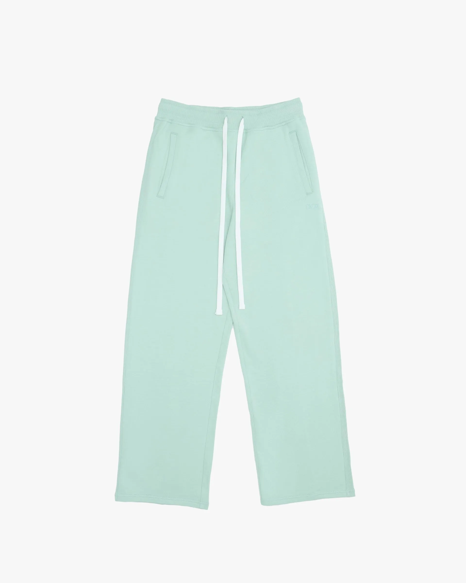 NEUTRALS Wide Sweatpants - Turquoise
