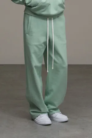 NEUTRALS Wide Sweatpants - Turquoise