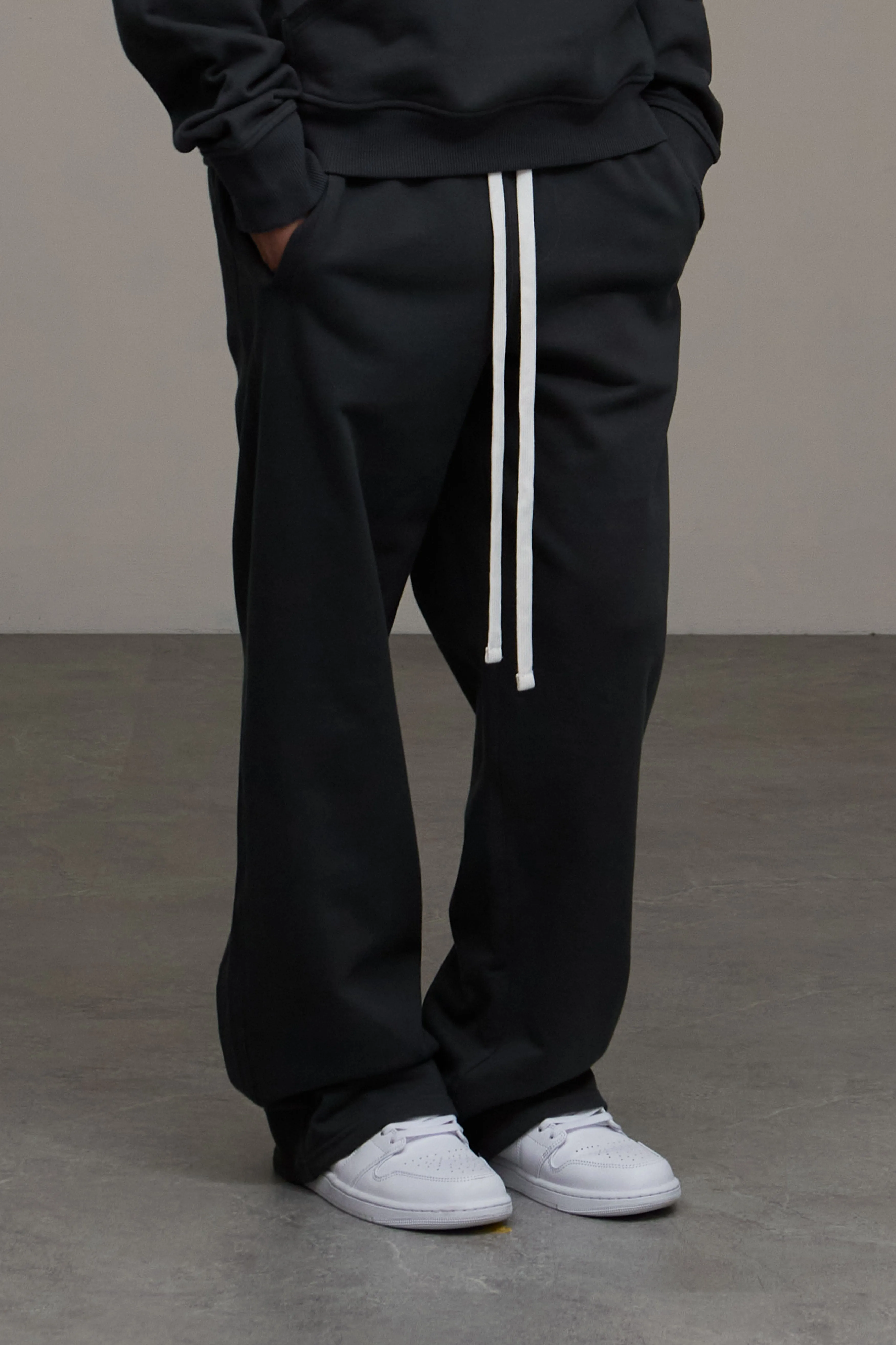 NEUTRALS Wide Sweatpants - Vintage Grey