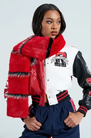 NEVER BUGGIN FAUX FUR SCARF