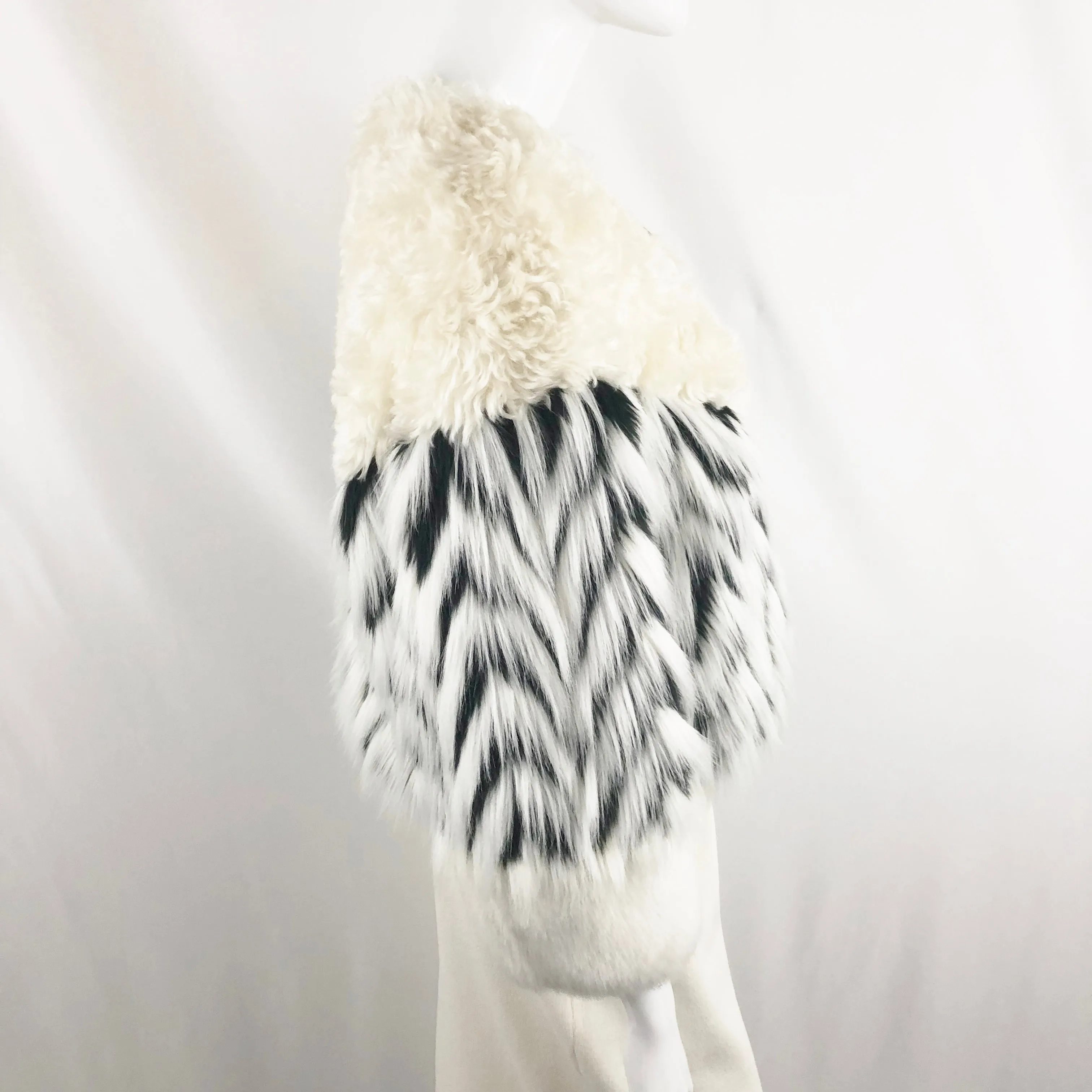 NEW Givenchy Faux Fur Bomber Jacket Size S/6