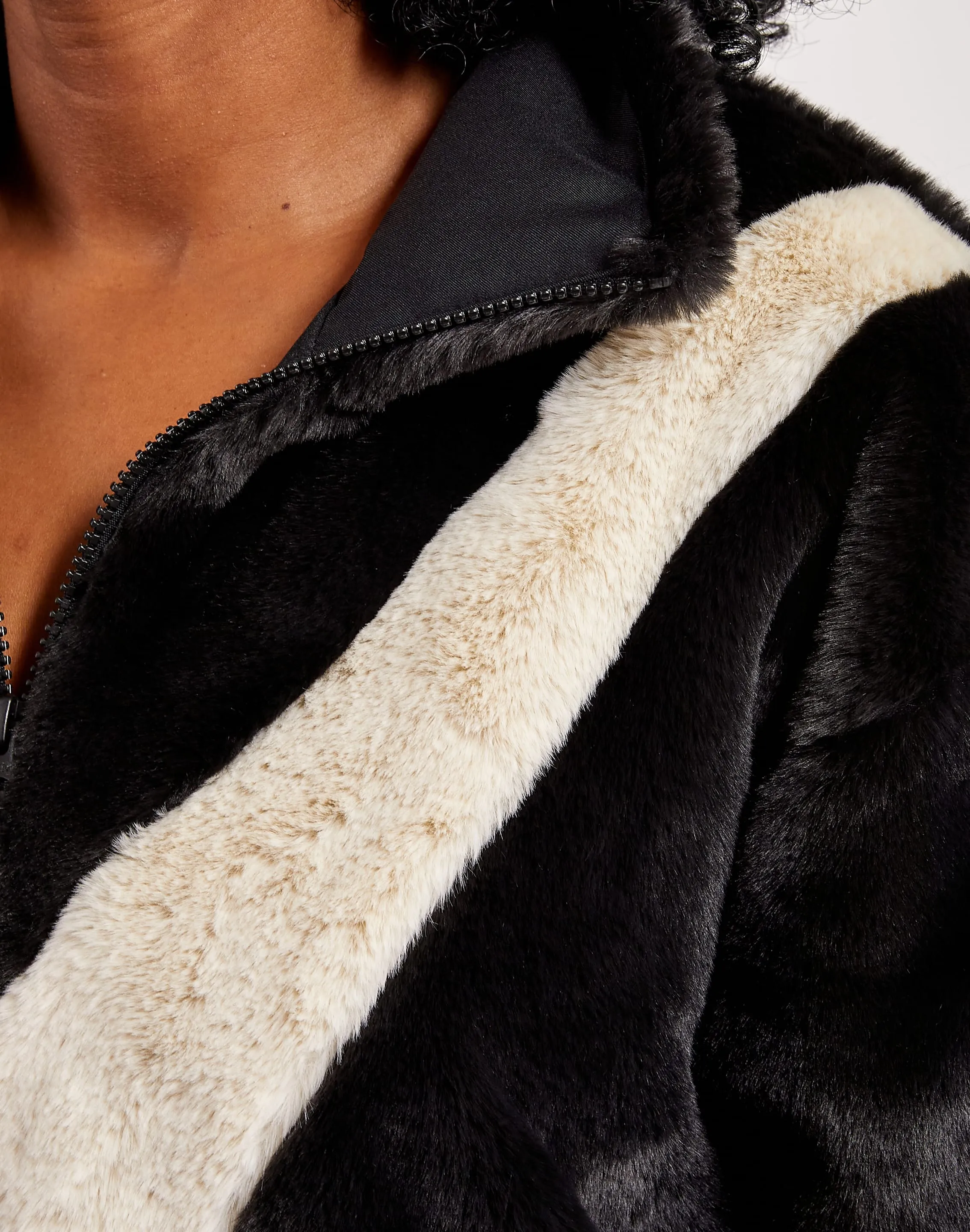 Nike Faux Fur Jacket