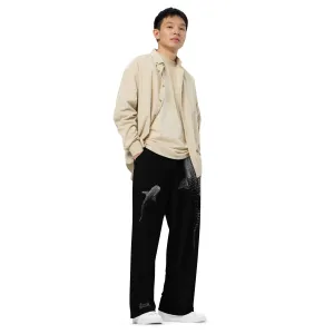 Ninja Whale Shark All-over print unisex wide-leg pants