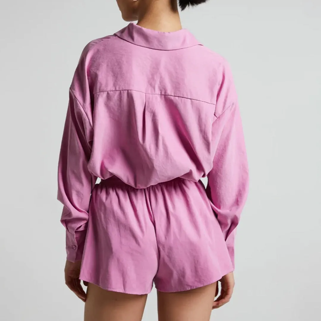 Niobe Relaxed Button Up Shirt Set
