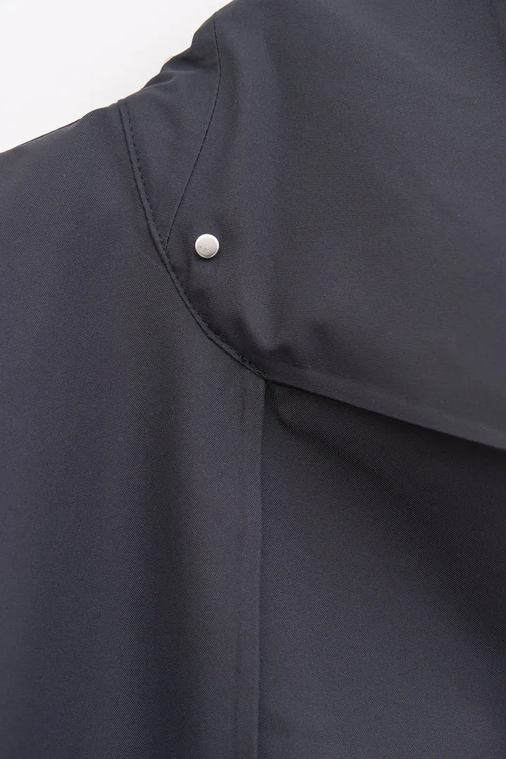 Niwl Short Trenchcoat - Dark Navy