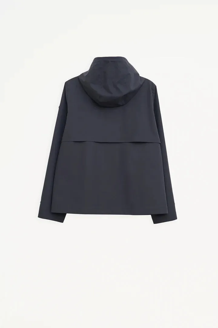 Niwl Short Trenchcoat - Dark Navy
