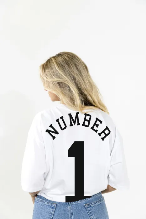 Number 1 T-Shirt – Oversized Back Print T-shirt l Hoodie l Pants