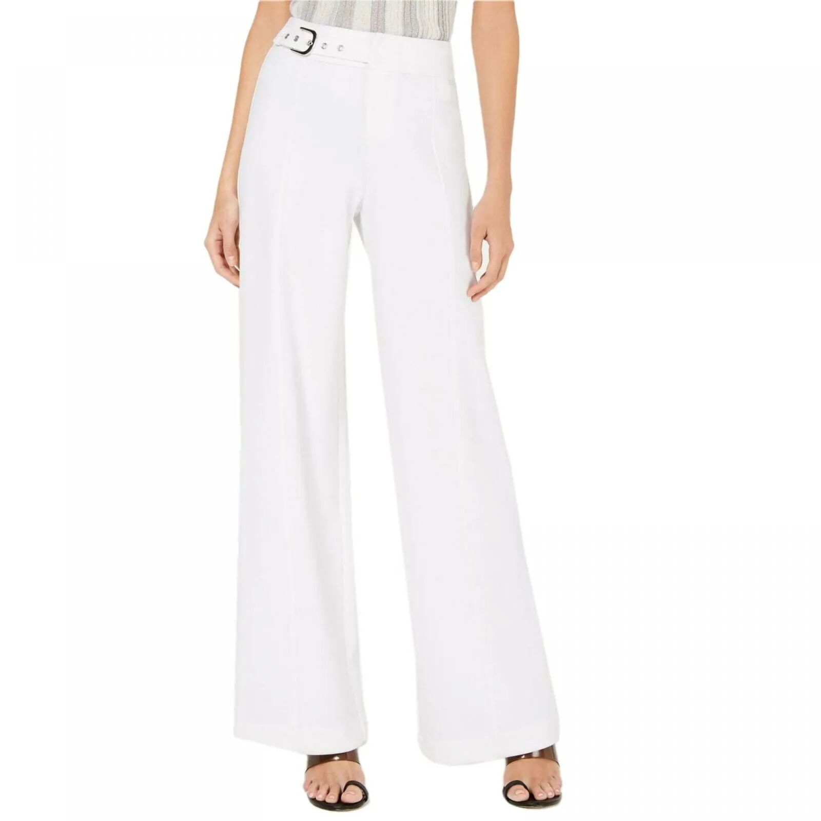 NWT INC International Concepts Womens Side-Belt Wide-Leg Pants. 100057343 8