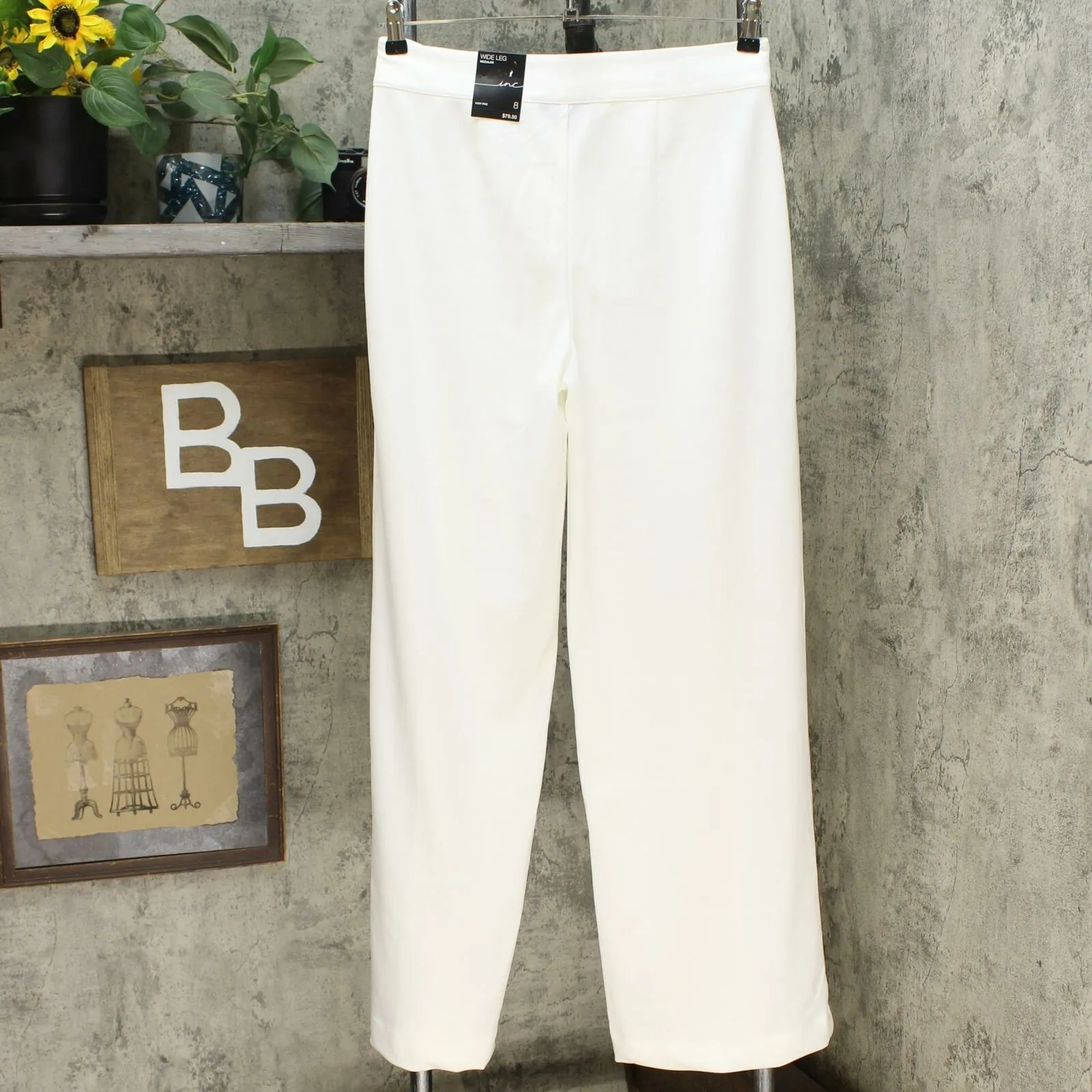 NWT INC International Concepts Womens Side-Belt Wide-Leg Pants. 100057343 8