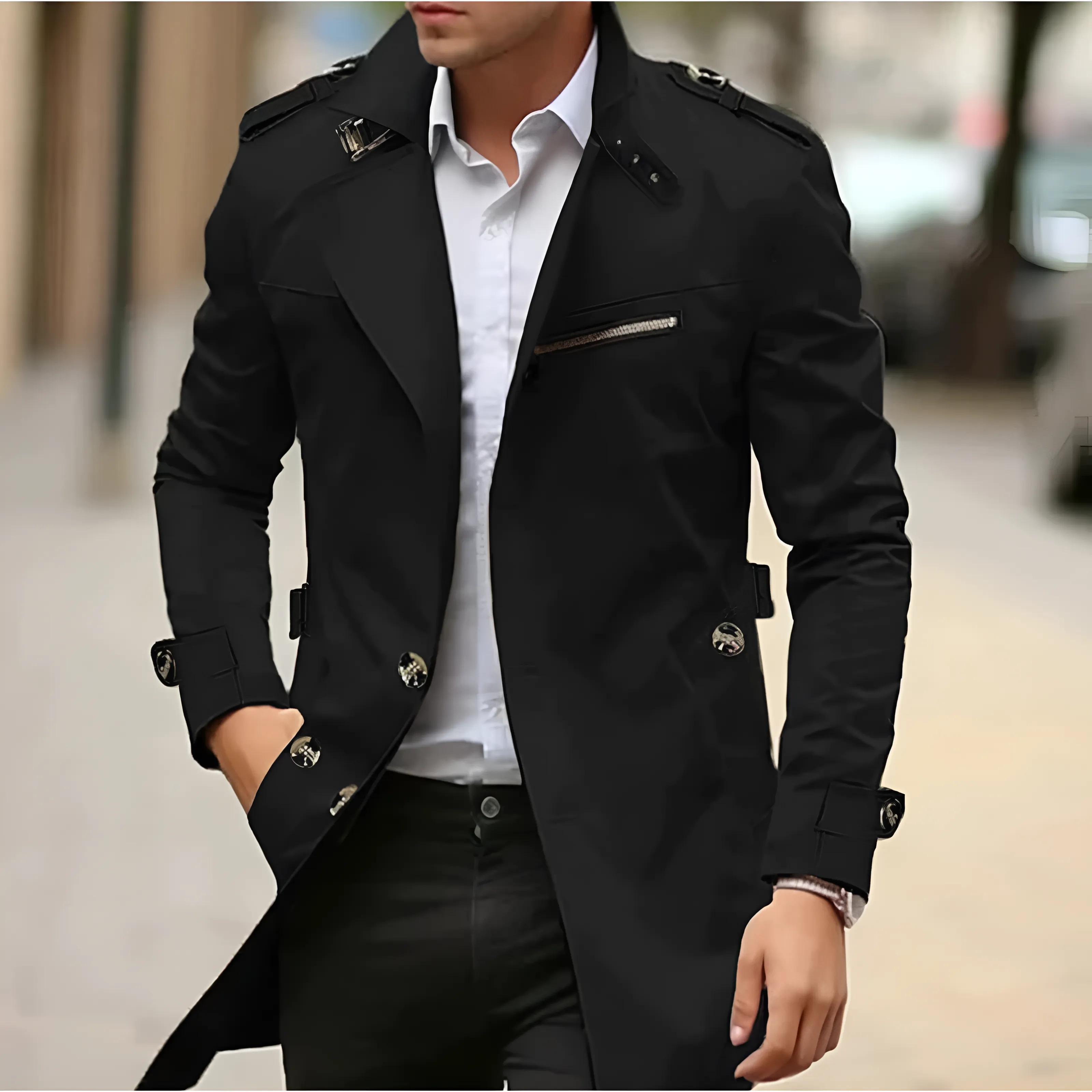Oliver | Stylish Casual Trench Coat for Men