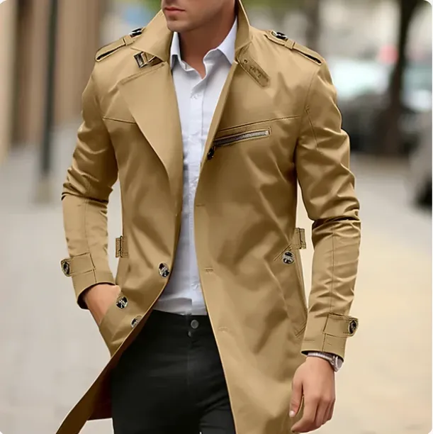 Oliver | Stylish Casual Trench Coat for Men