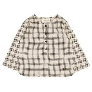 Oncle Twill Check Baby Shirt