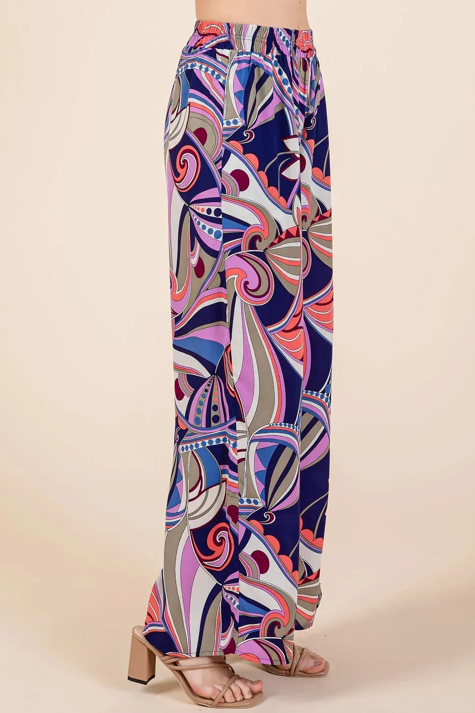 Out of This World Wide Leg Pants in Cobalt