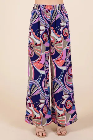 Out of This World Wide Leg Pants in Cobalt