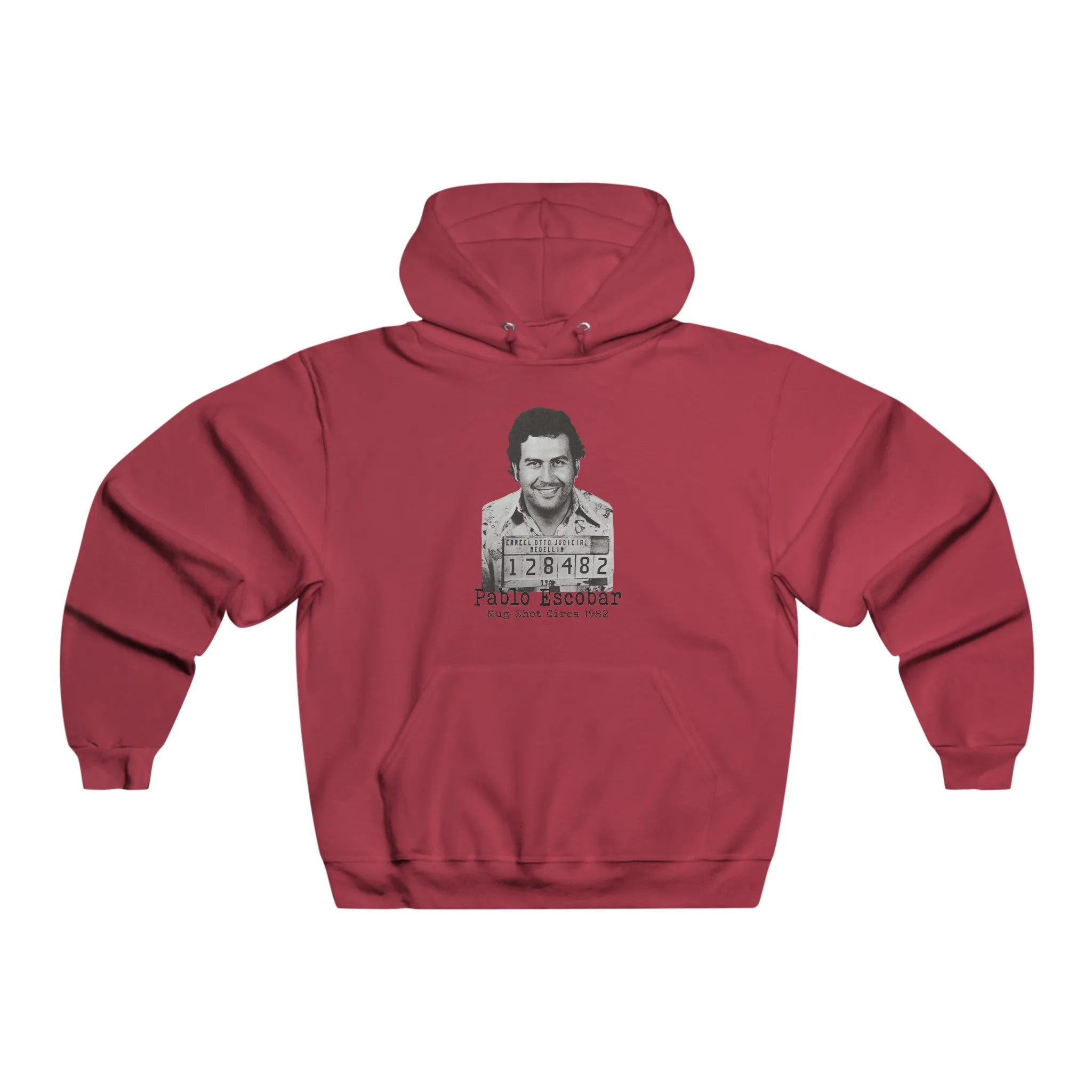 Pablo Escobar Mug Shot (Black Font) Hoodie