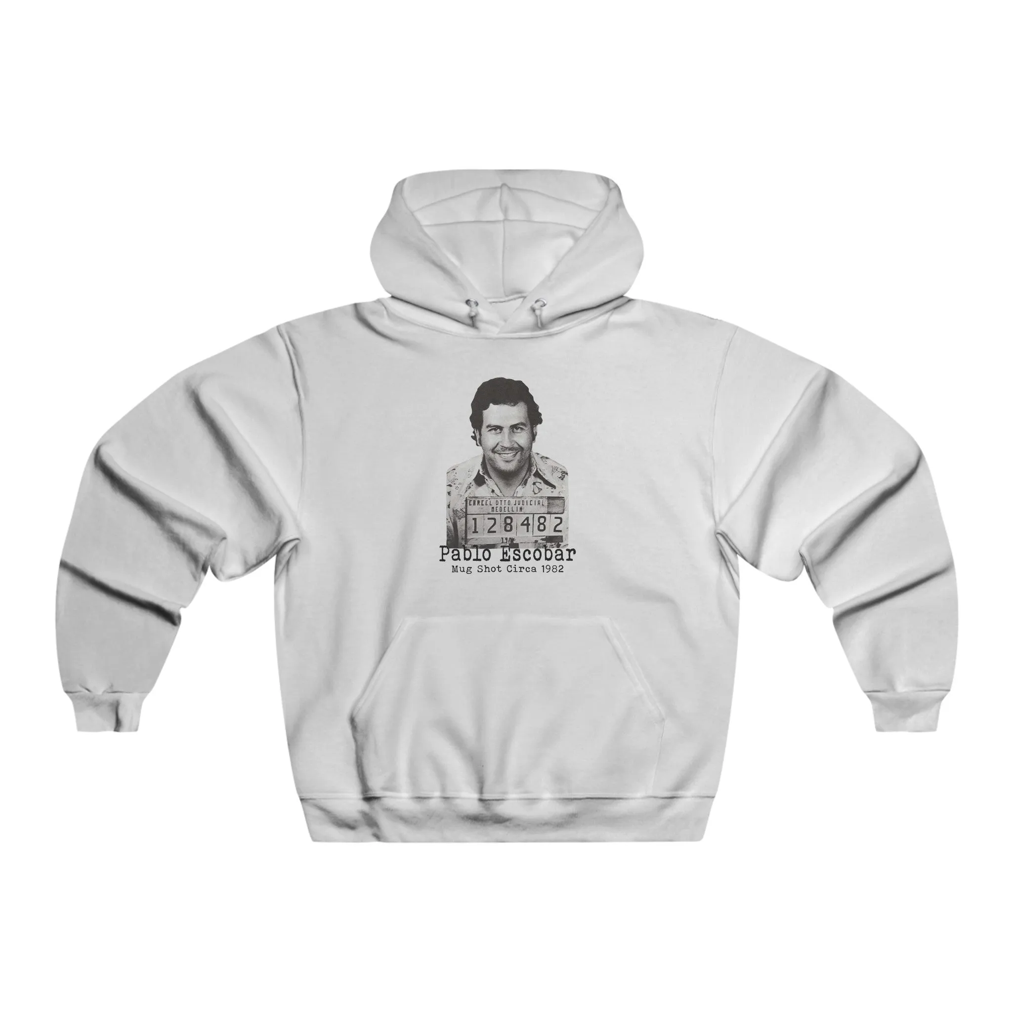 Pablo Escobar Mug Shot (Black Font) Hoodie