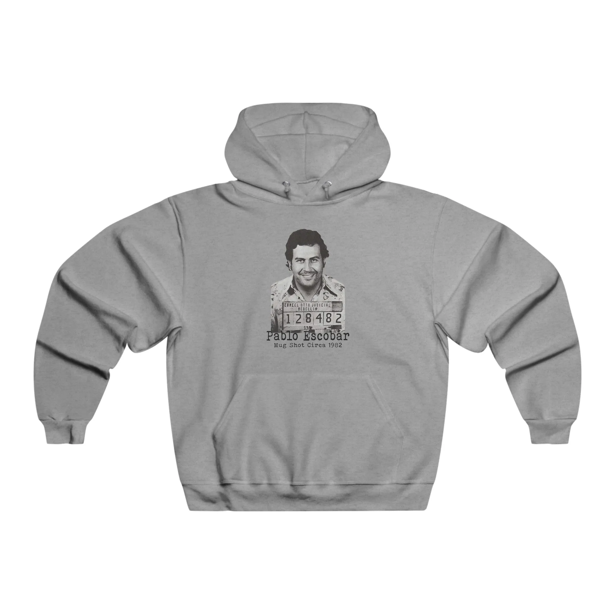 Pablo Escobar Mug Shot (Black Font) Hoodie