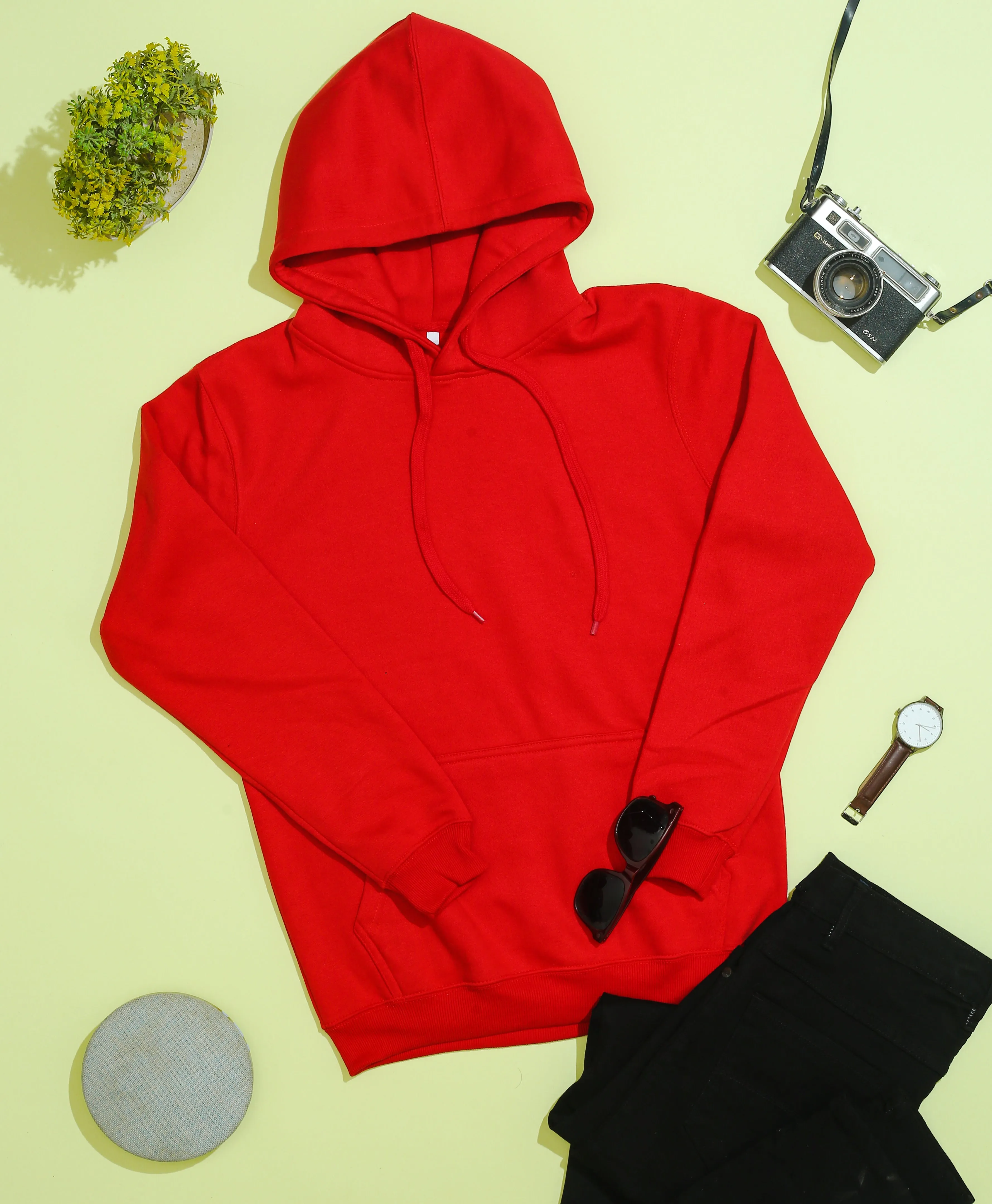 Pack Of 3 Plain Hoodies