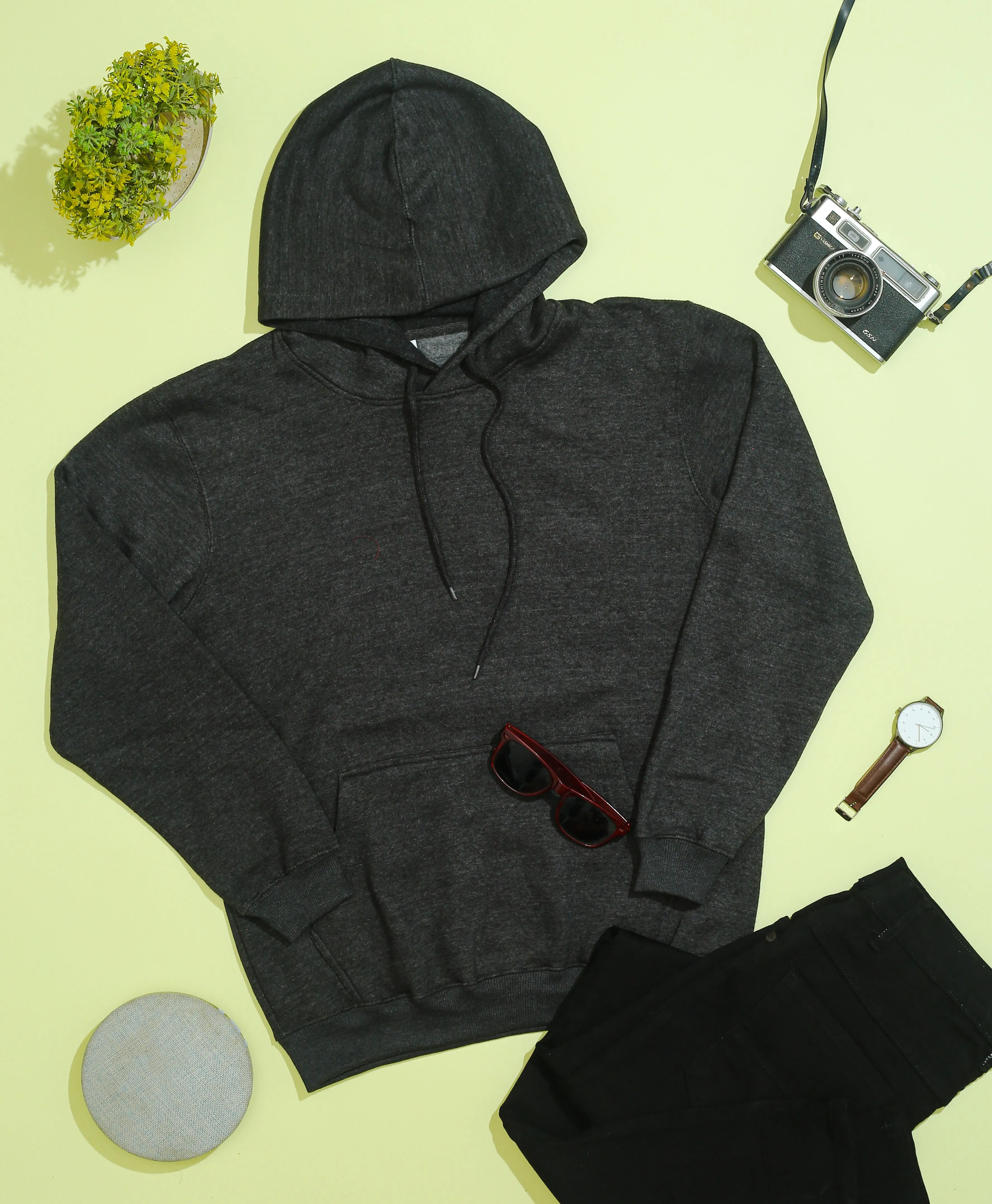Pack Of 4 Plain Hoodies