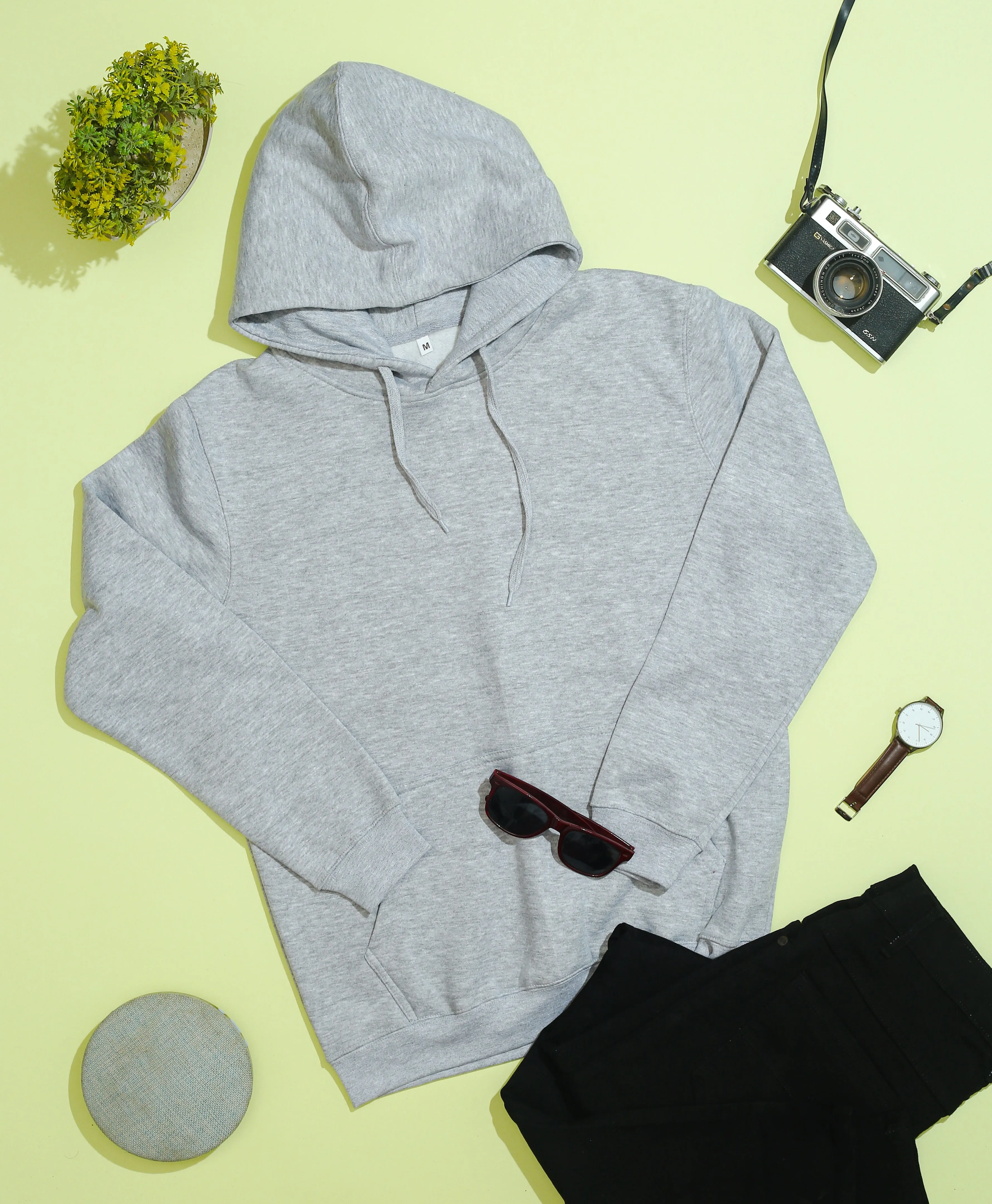 Pack Of 4 Plain Hoodies