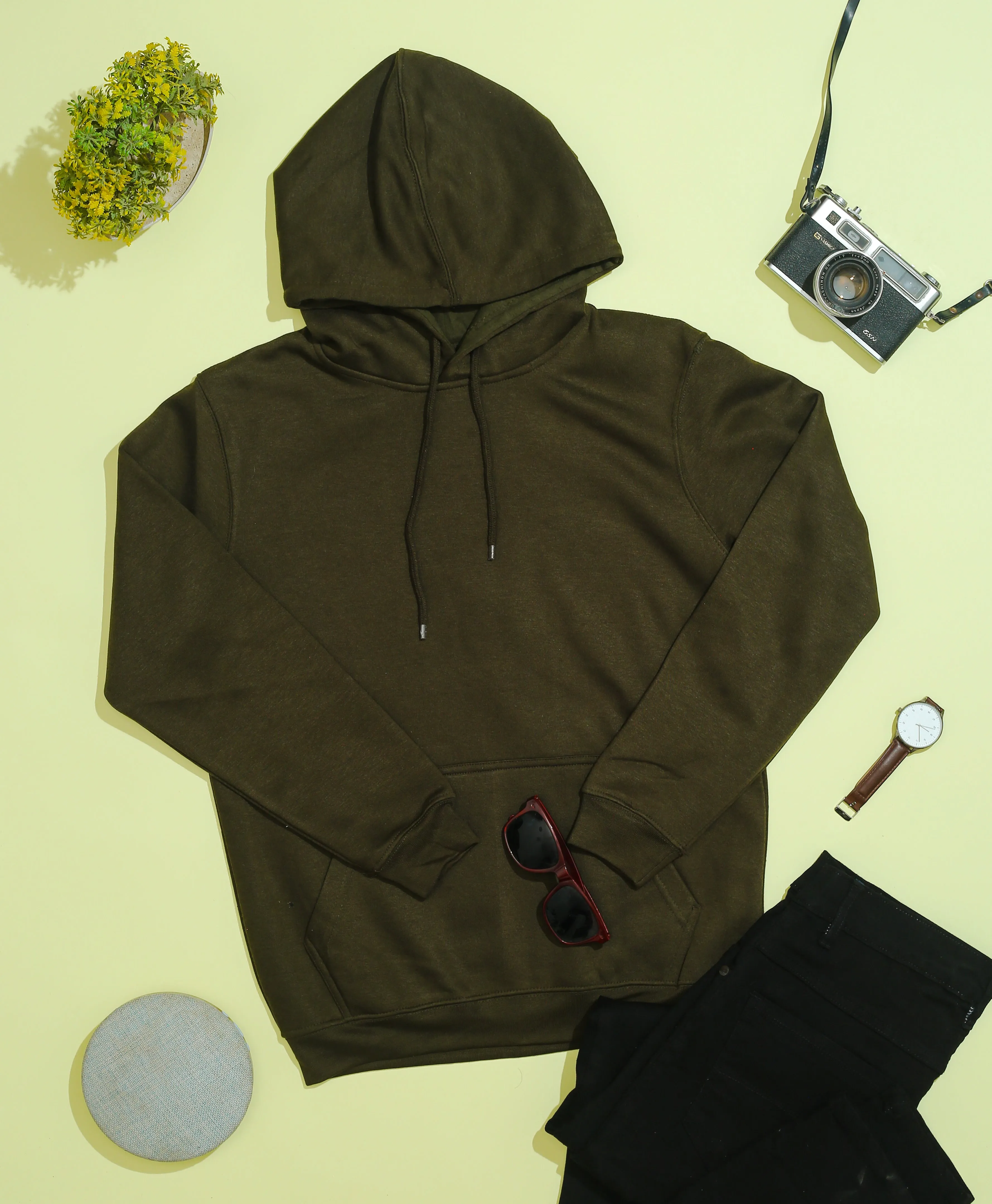 Pack Of 4 Plain Hoodies