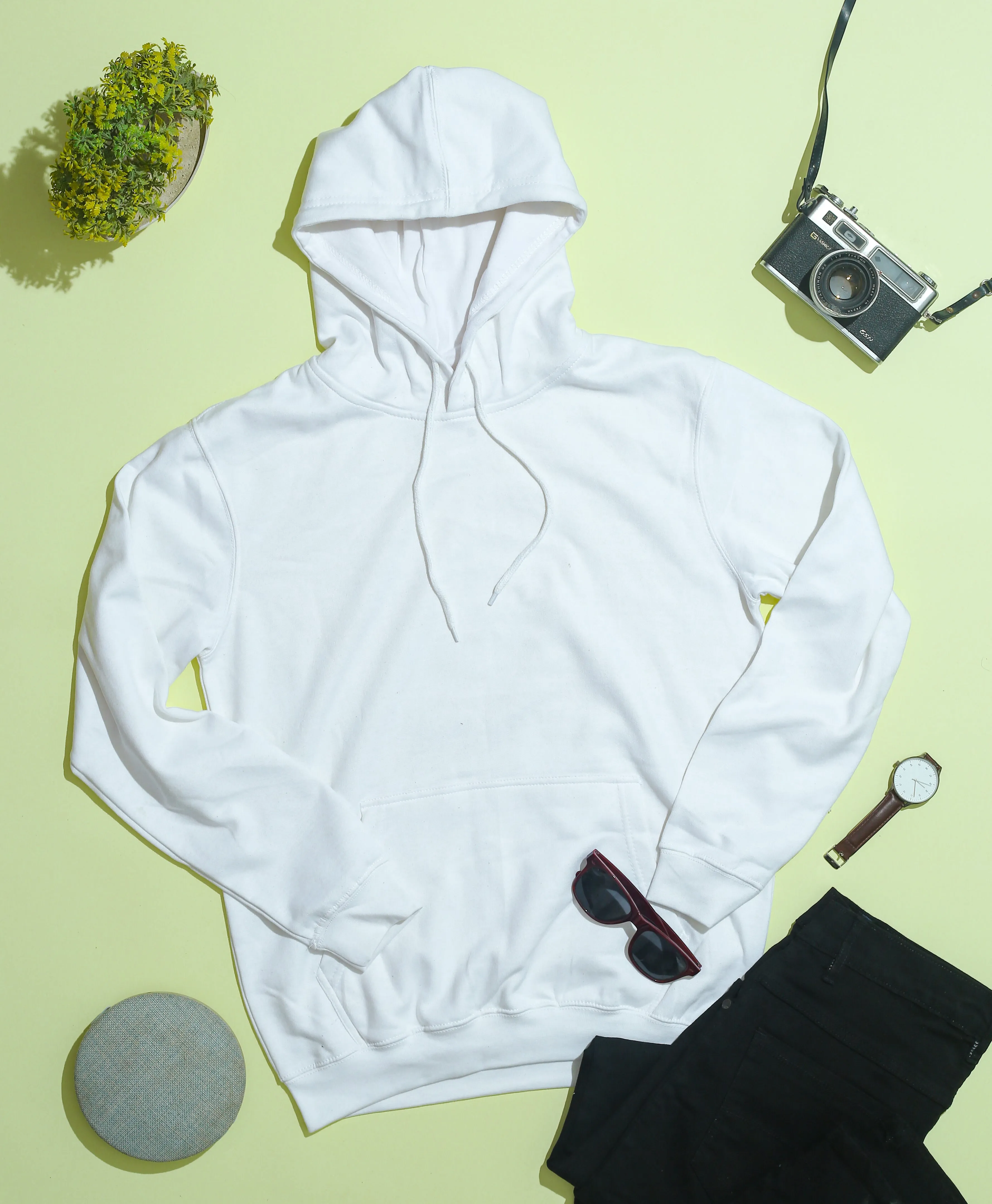 Pack Of 4 Plain Hoodies