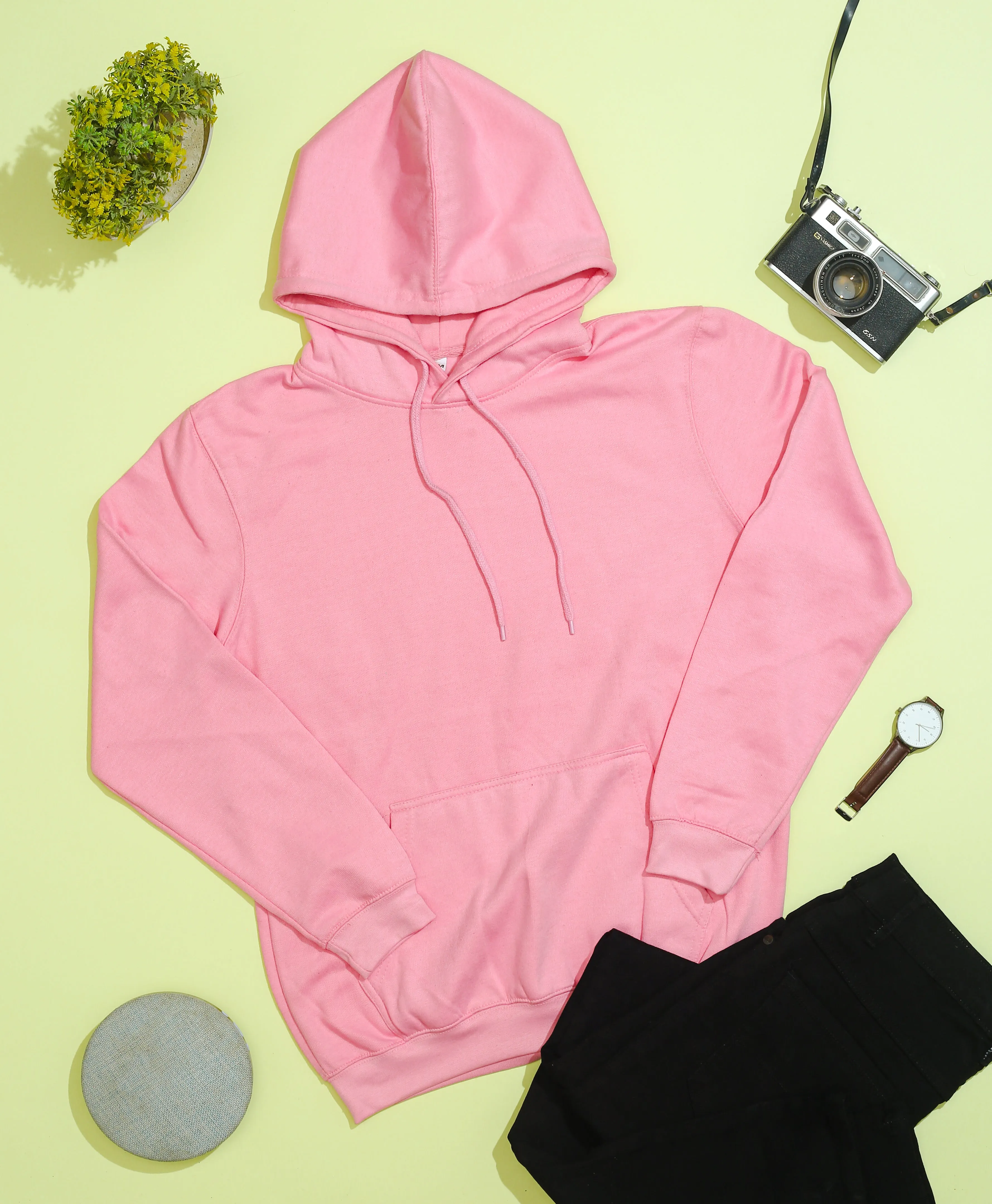 Pack Of 4 Plain Hoodies