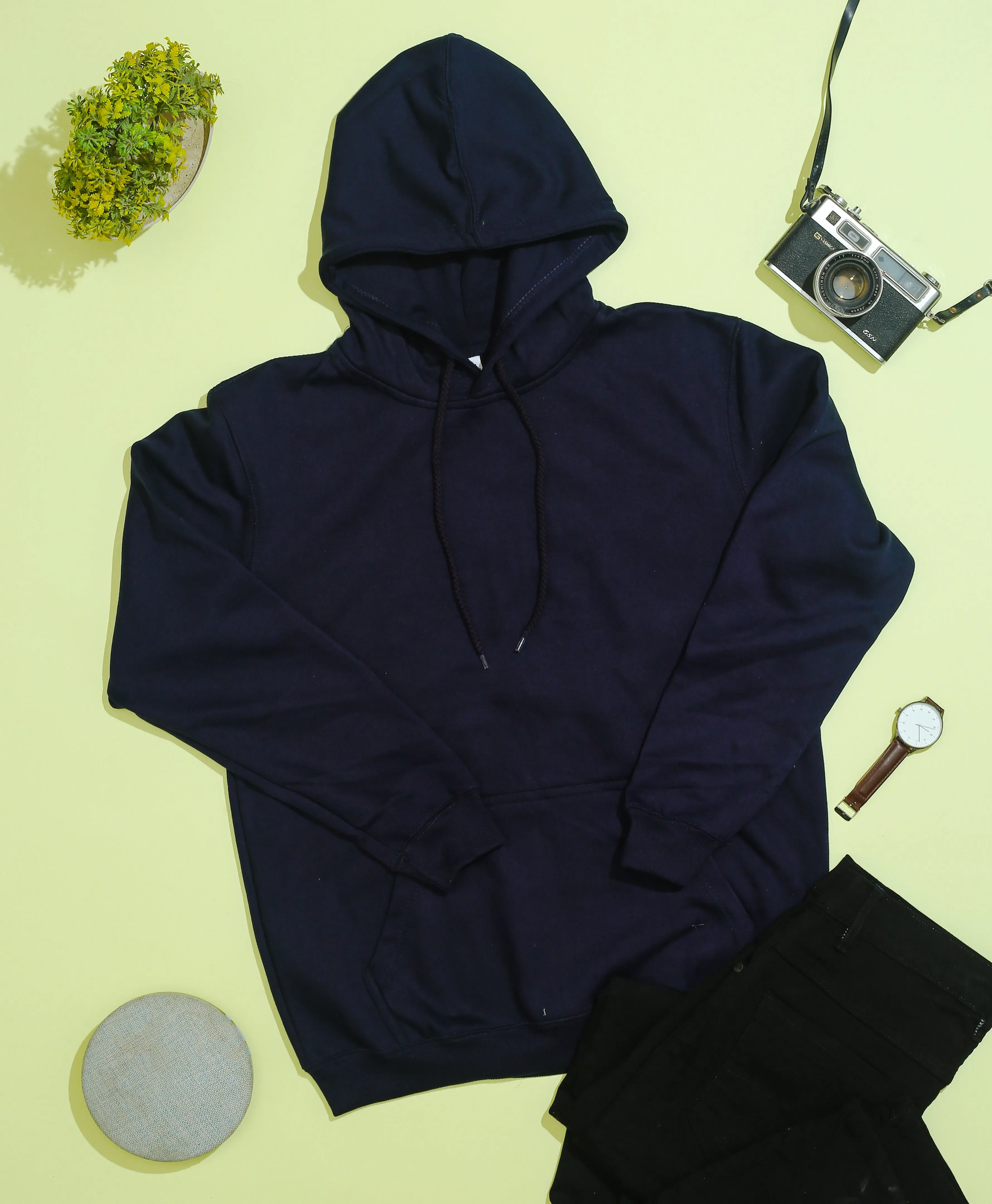 Pack Of 4 Plain Hoodies