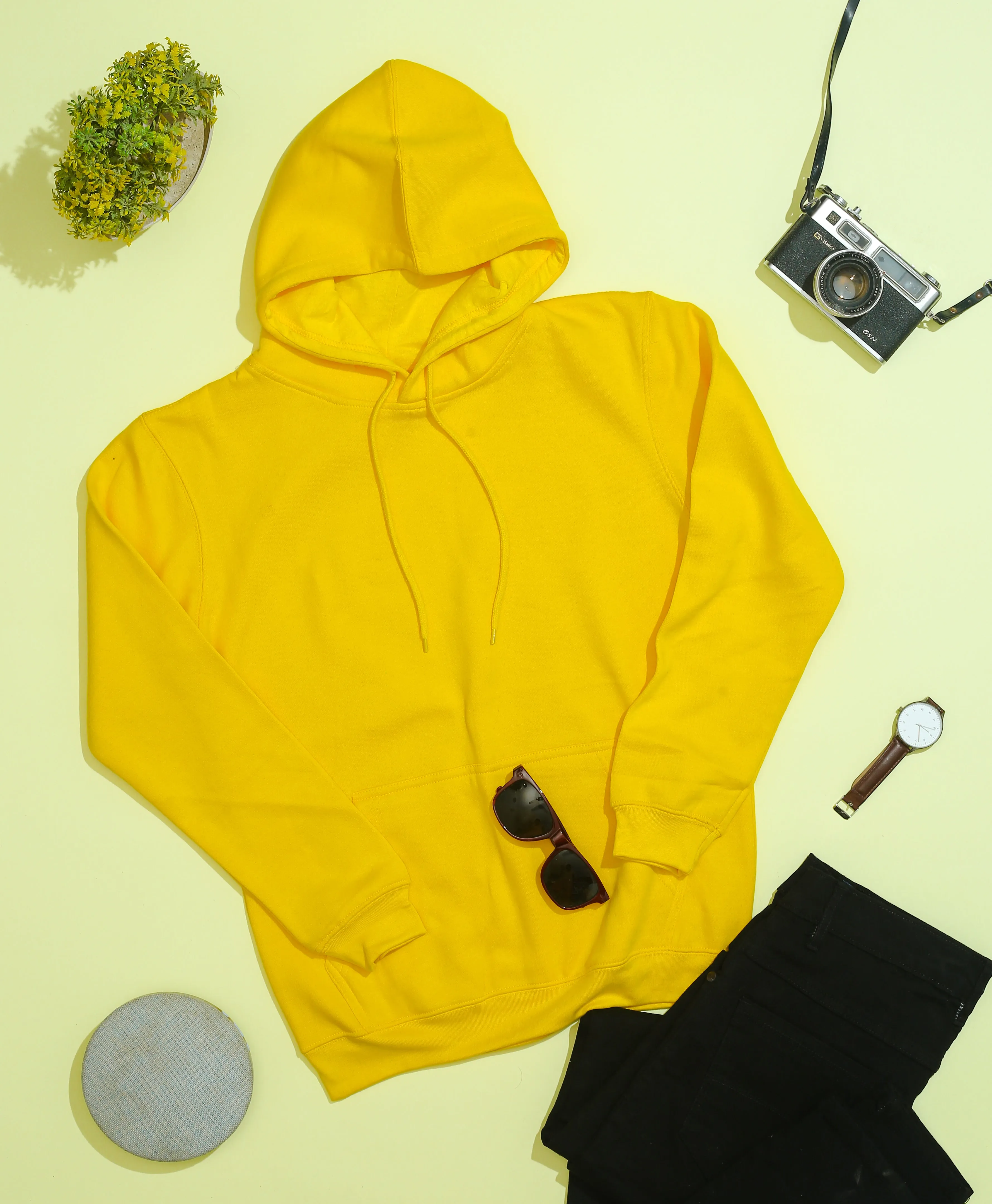 Pack Of 4 Plain Hoodies
