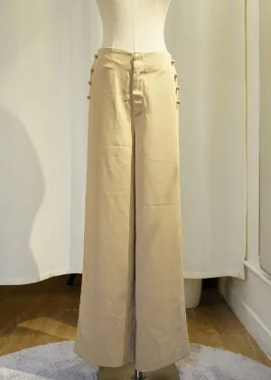 Pankou Wide Leg Pants (Khaki)