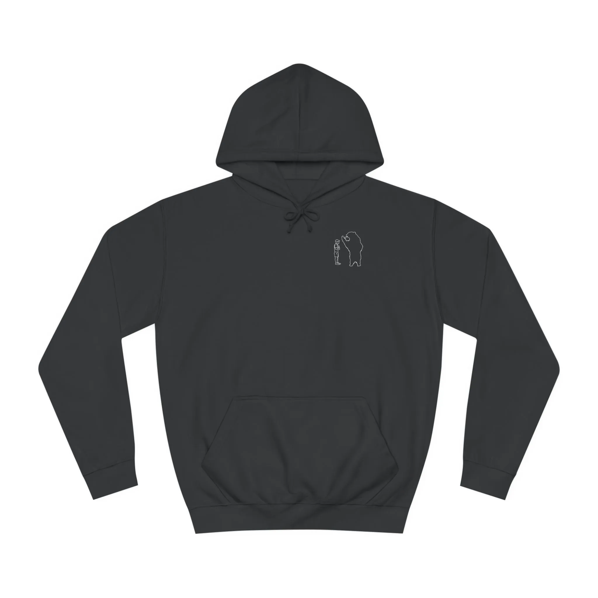 Papa Bear Grizzly Bear Lake Wyoming - Medium Weight Hoodie