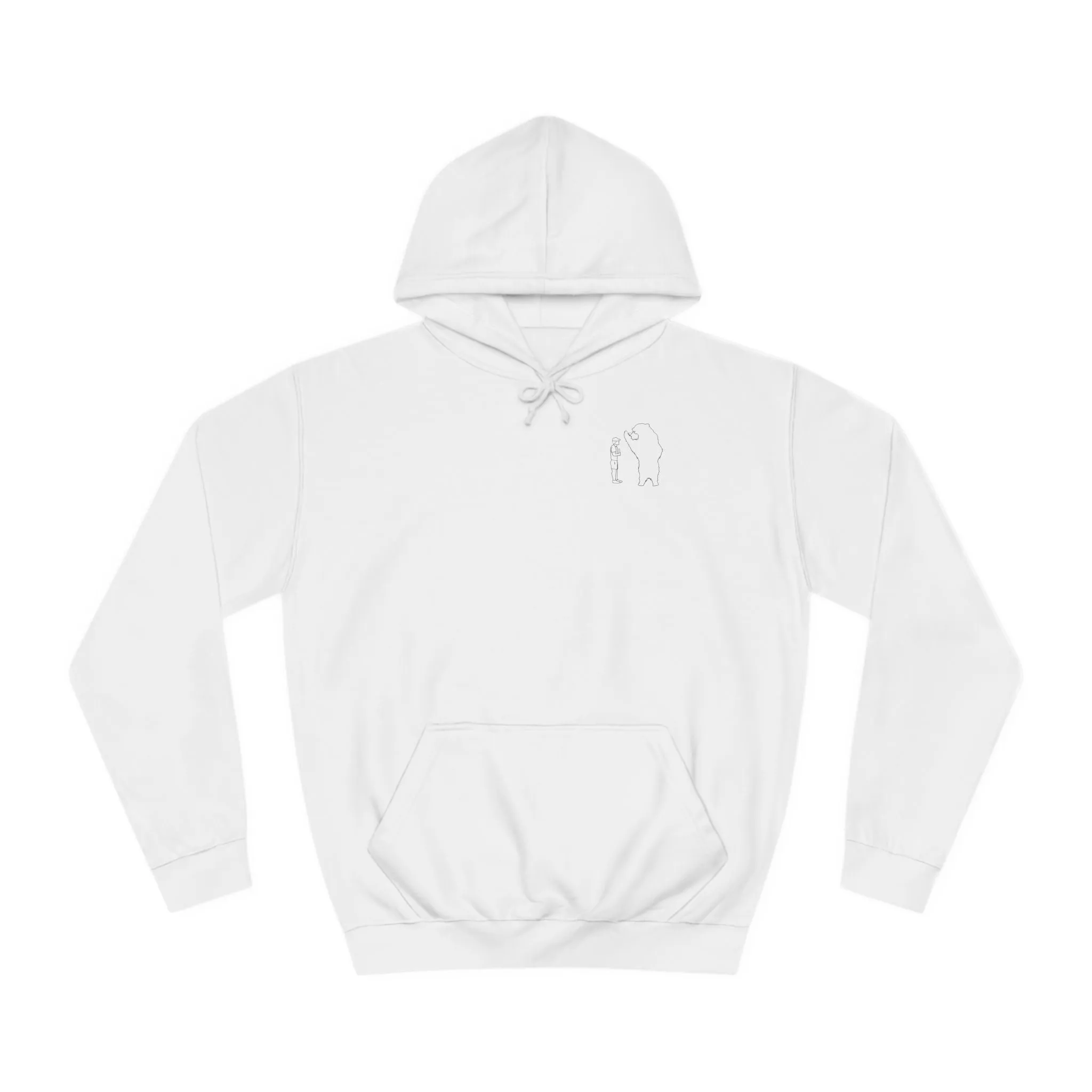 Papa Bear Grizzly Bear Lake Wyoming - Medium Weight Hoodie