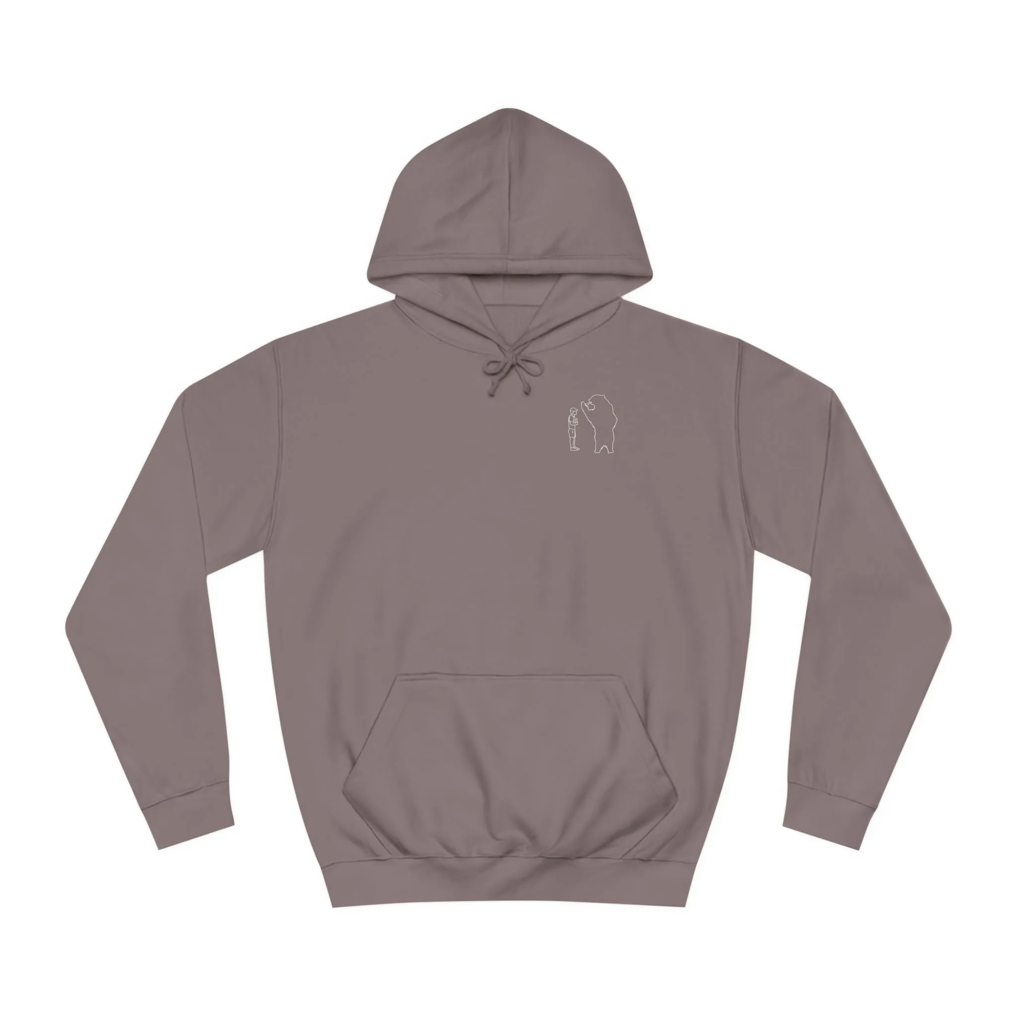 Papa Bear Grizzly Bear Lake Wyoming - Medium Weight Hoodie