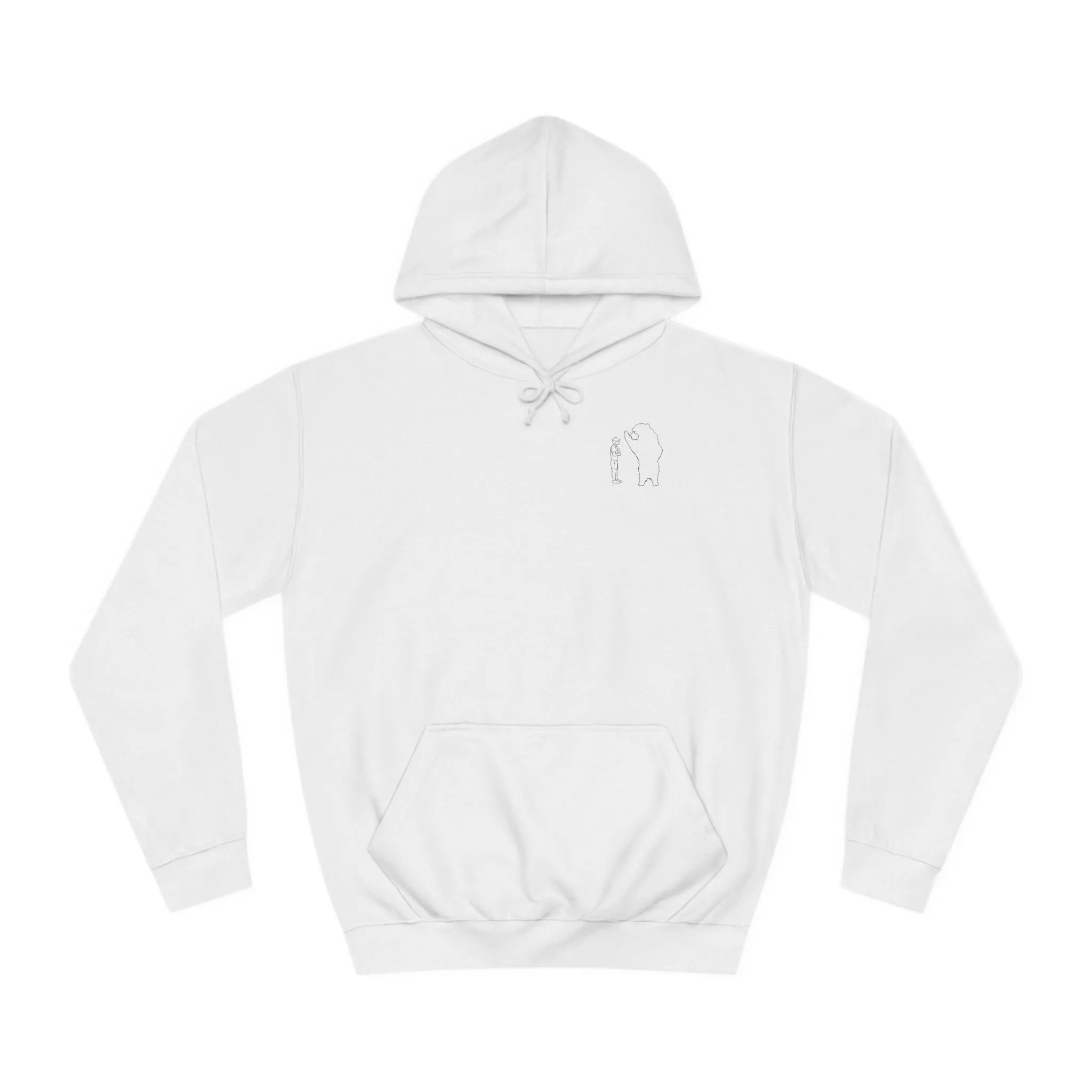 Papa Bear Grizzly Bear Lake Wyoming - Medium Weight Hoodie