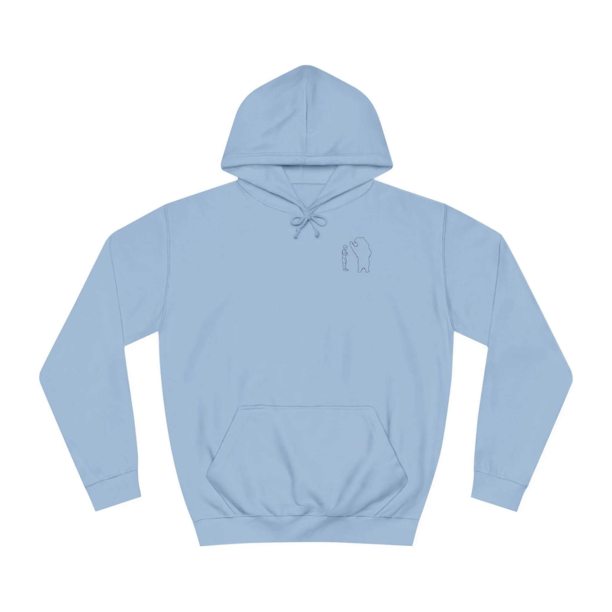 Papa Bear Grizzly Bear Lake Wyoming - Medium Weight Hoodie
