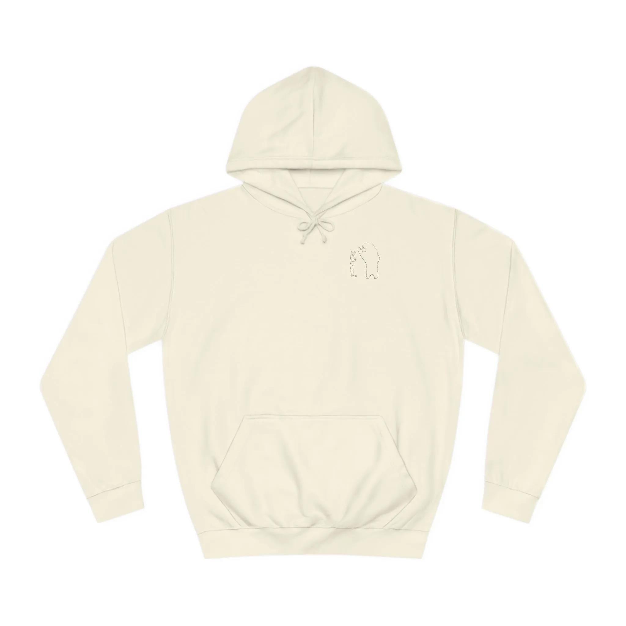 Papa Bear Grizzly Bear Lake Wyoming - Medium Weight Hoodie