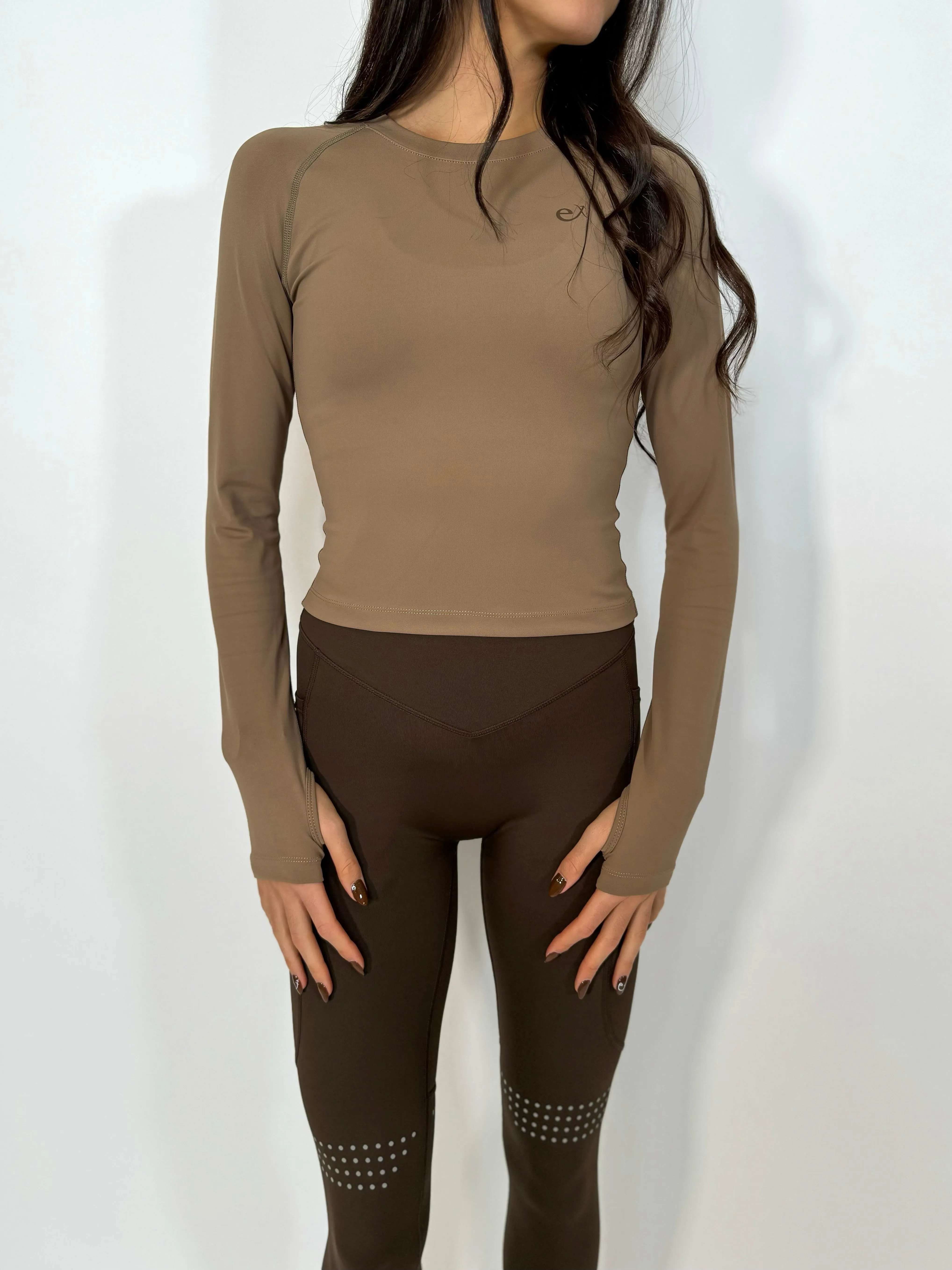 Performance Long Sleeve- Cappuccino