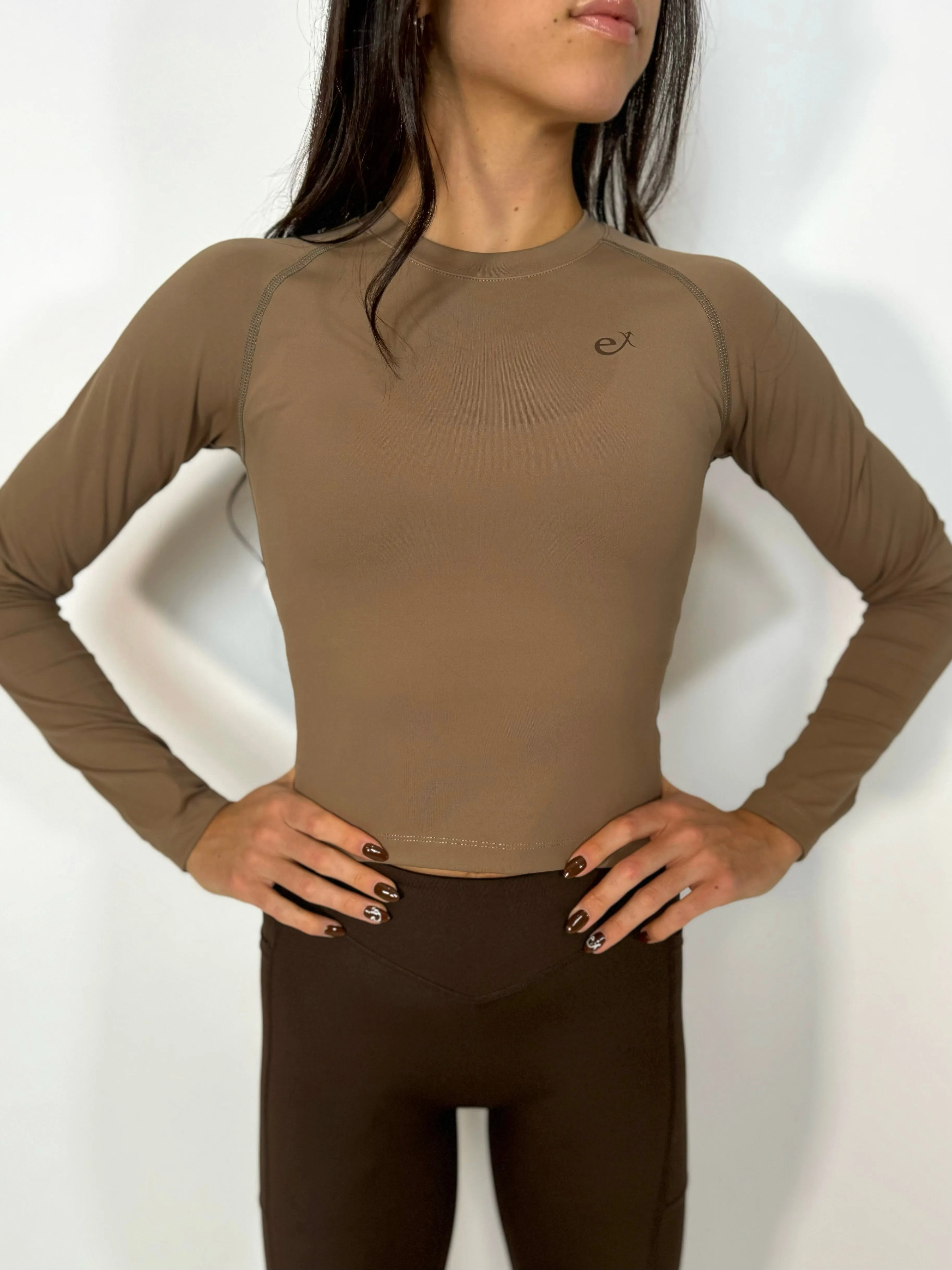 Performance Long Sleeve- Cappuccino