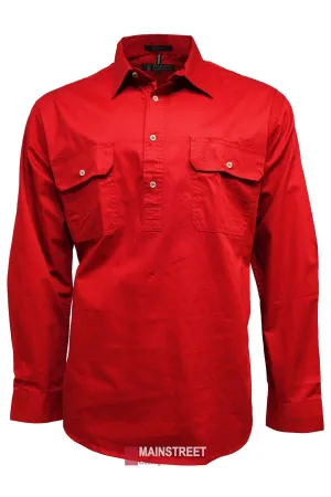 Pilbara Heavy Weight Long Sleeve Closed Front Shirt