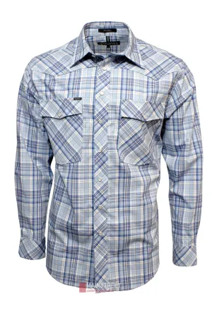 Pilbara Western Snap Button Long Sleeve Shirt