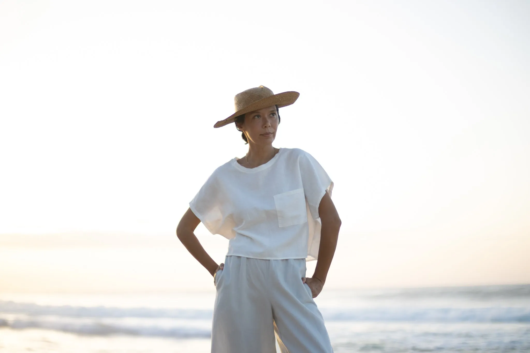 Pilialo | Wide-Leg Pant - light gray