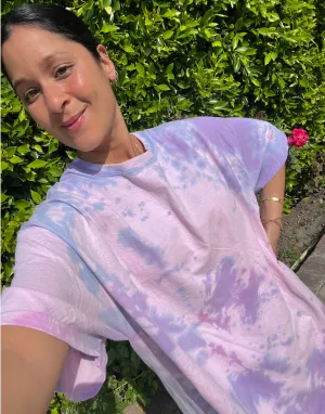 Pink And Lilac Tie Dye Tee